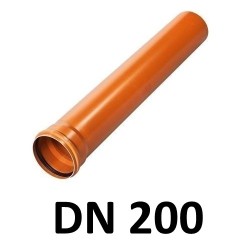 PVC vamzdžiai DN200