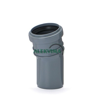 PP vidaus nuotekų alkūnė 50 / 15°