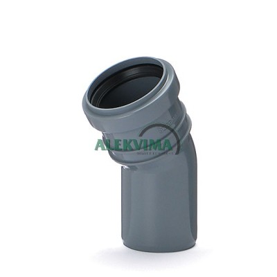PP vidaus nuotekų alkūnė 50 / 30°